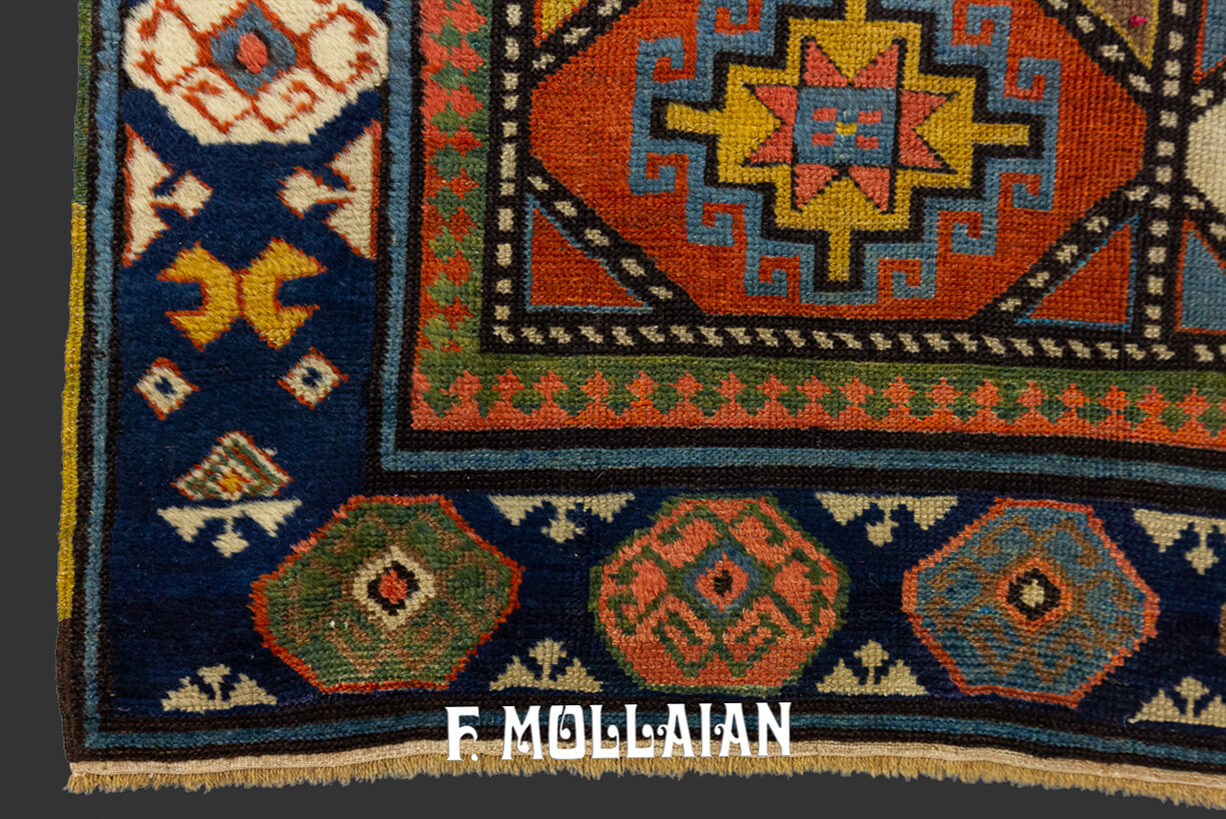 Caucasian Rug Moghan Multicolor Runner n°:71193526